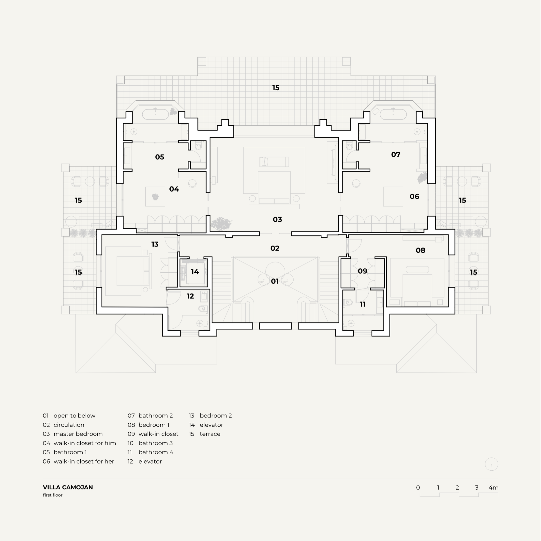 Cascada de Camoján First floor floorplan