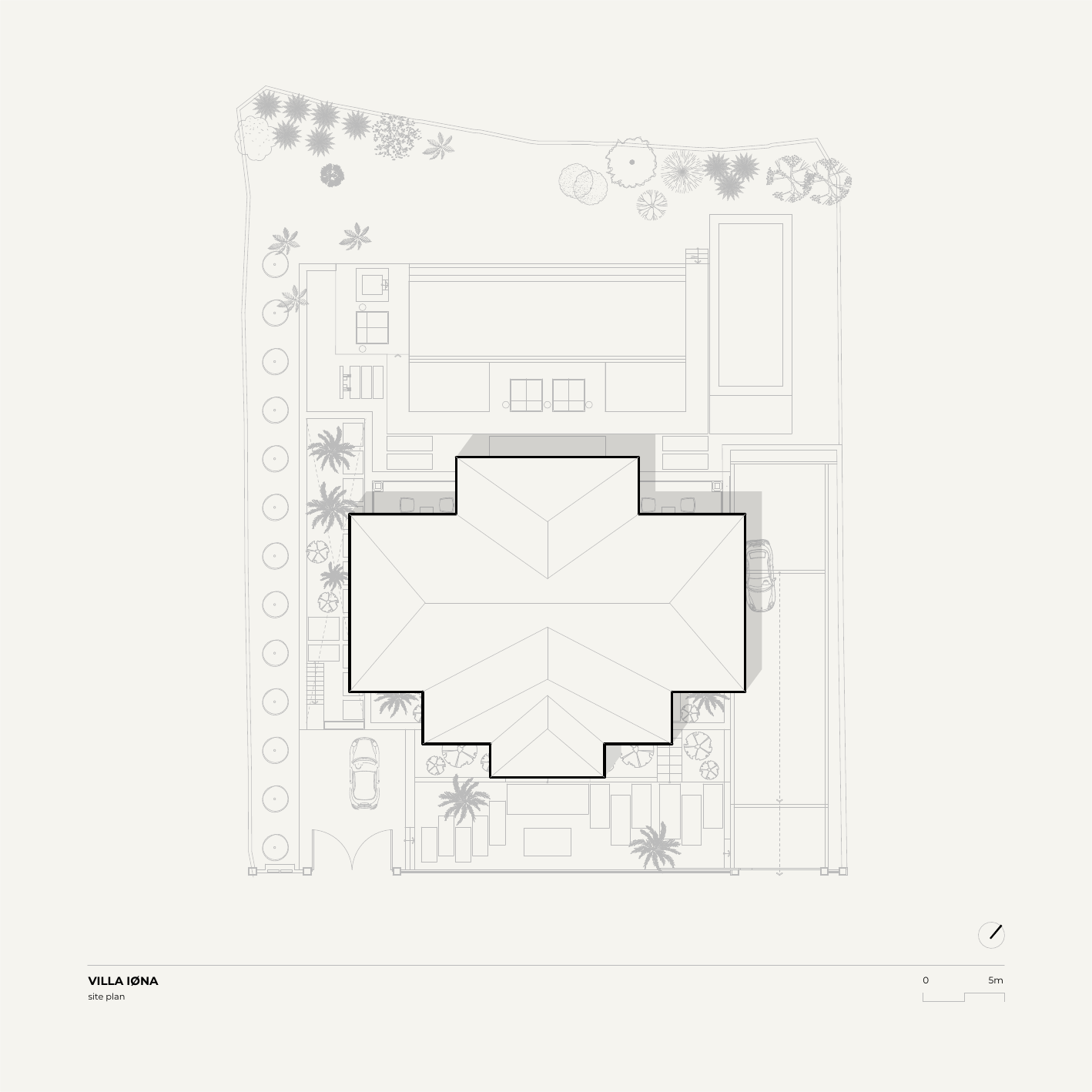 Villa Iona Site plan floorplan